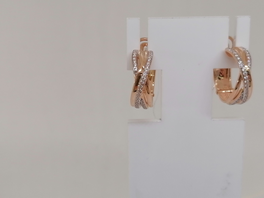 СЕРЬГИ С КАМНЯМИ (Au 585)