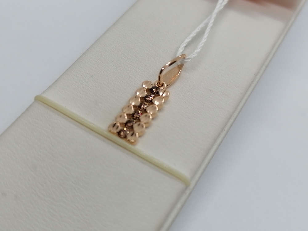 ПОДВЕСКА С КАМНЯМИ (Au 585)