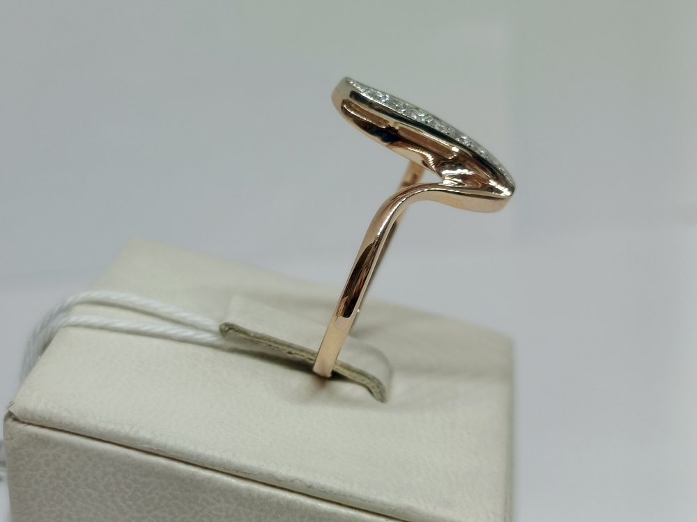 КОЛКМИ585 КОЛЬЦО С КАМНЯМИ (Au 585)