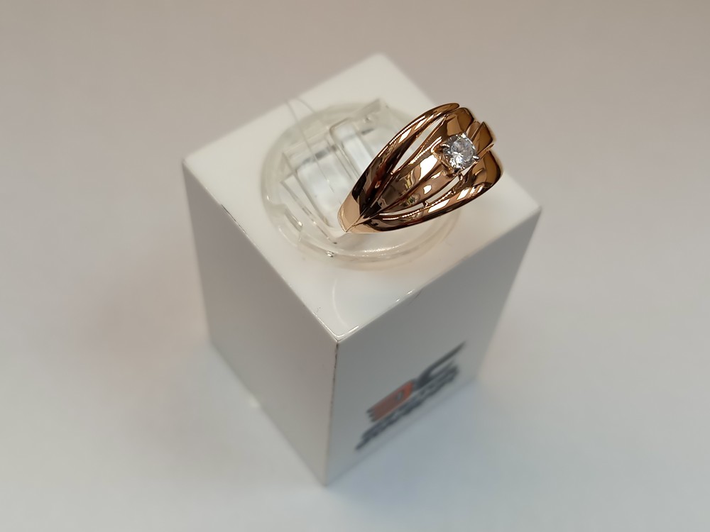 КОЛЬЦО С КАМНЕМ (Au 585)