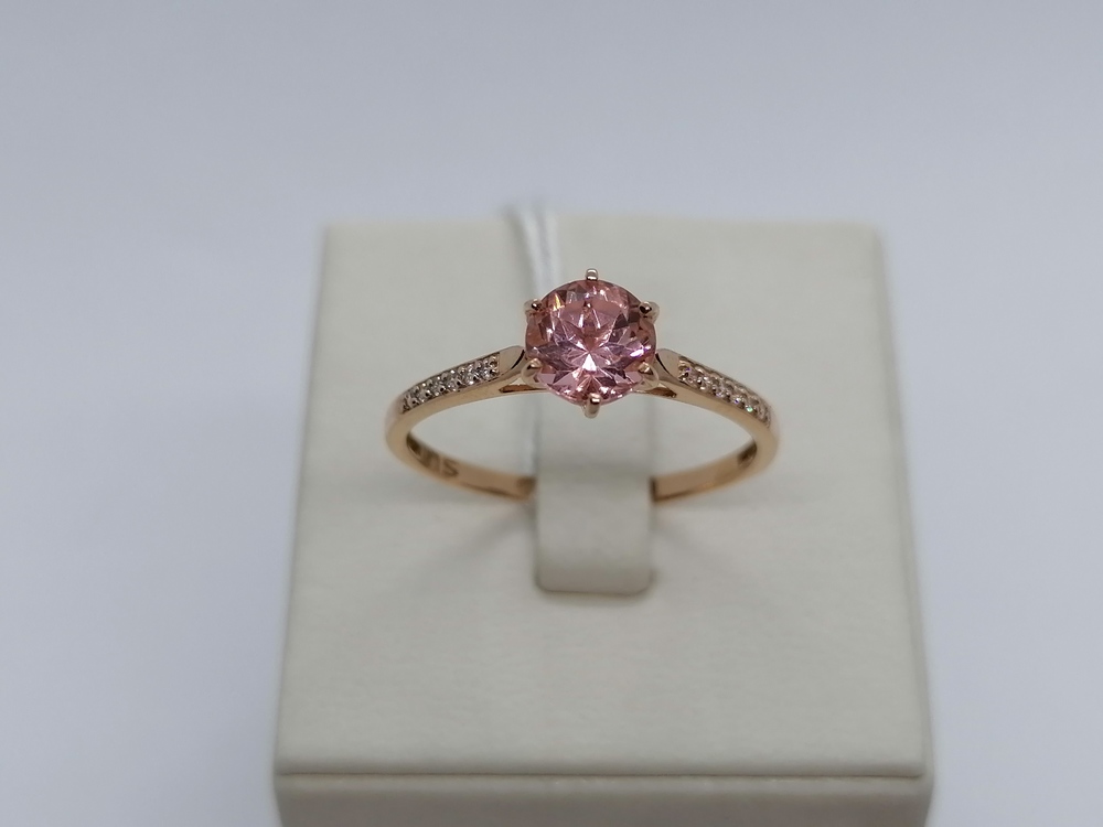 КОЛКМИ585 КОЛЬЦО С КАМНЯМИ (Au 585)