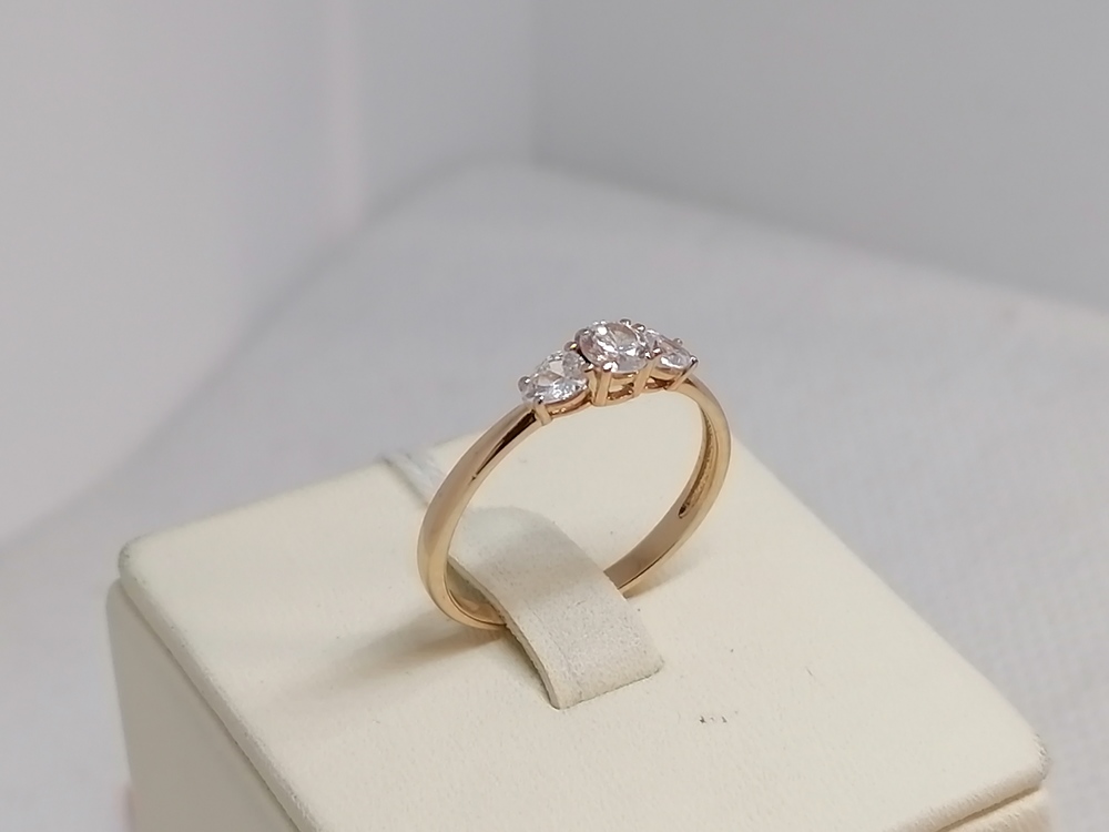 КОЛКМИ585 КОЛЬЦО С КАМНЯМИ (Au 585)
