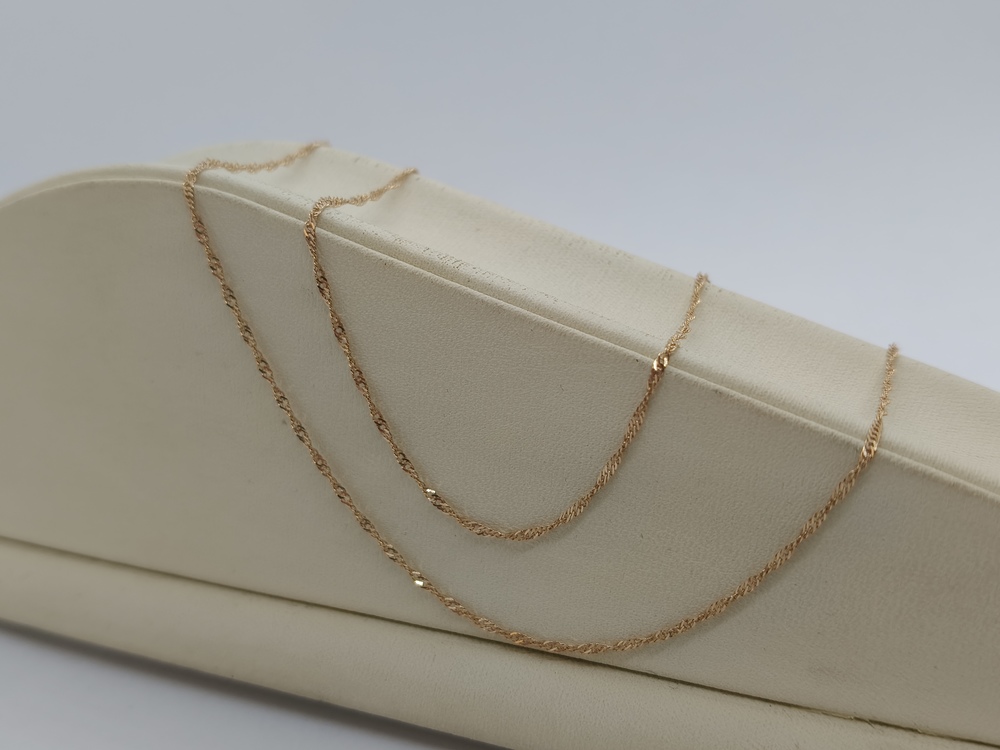 ЦЛСИ585 ЦЕПЬ ПОЛНОВЕСНАЯ Сингапур (Au 585)