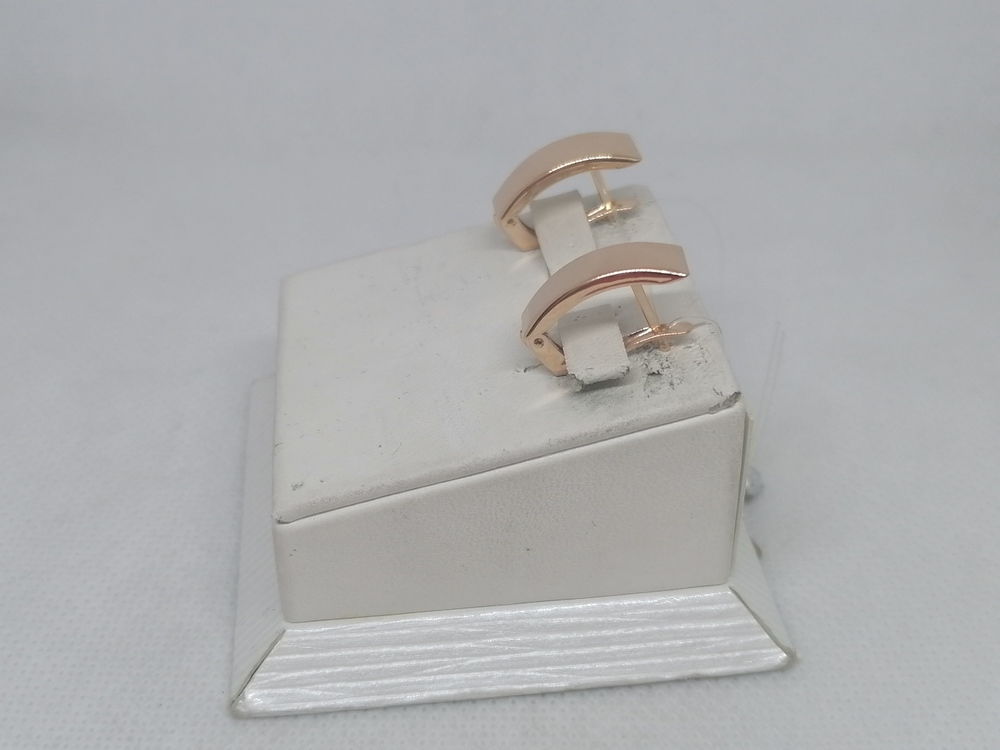 СЕРЬГИ БЕЗ КАМНЯ (Au 585)