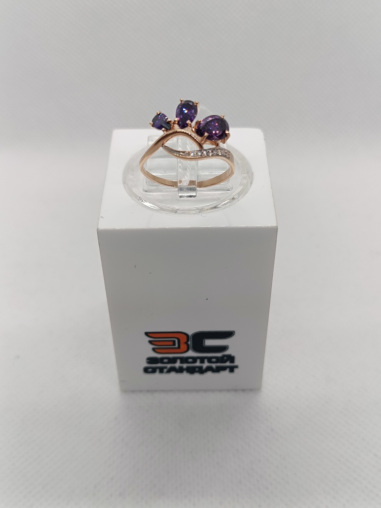 КОЛКМИ585 КОЛЬЦО С КАМНЯМИ (Au 585)