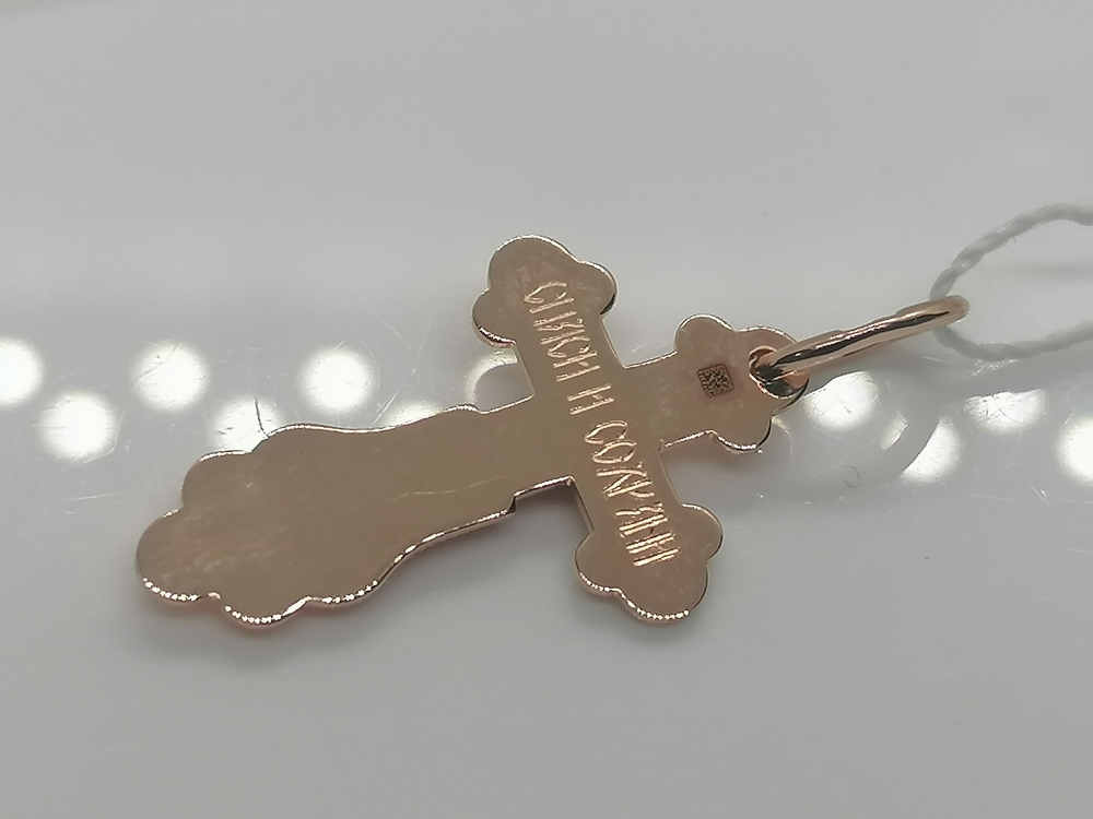 80273р ПОДВЕСКА КРЕСТ (Au 585)