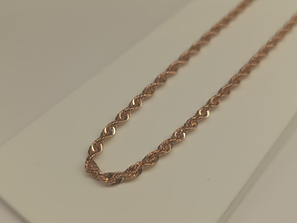 ЦЕПЬ ПУСТОТЕЛАЯ Веревка (Au 585)