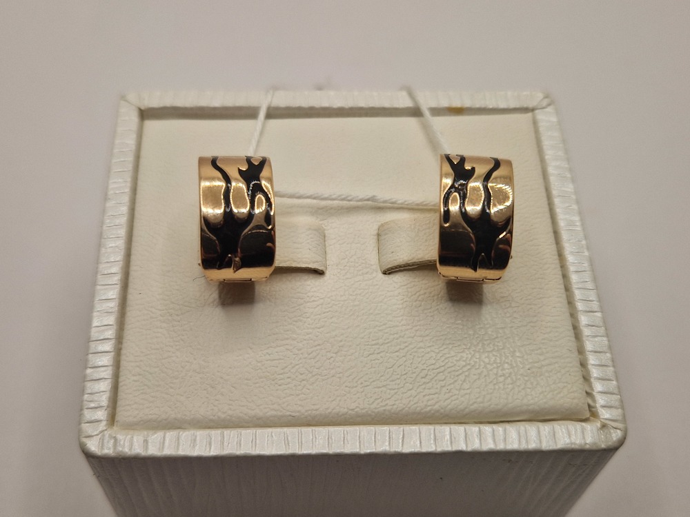 СЕРЬГИ С КАМНЕМ (Au 585)