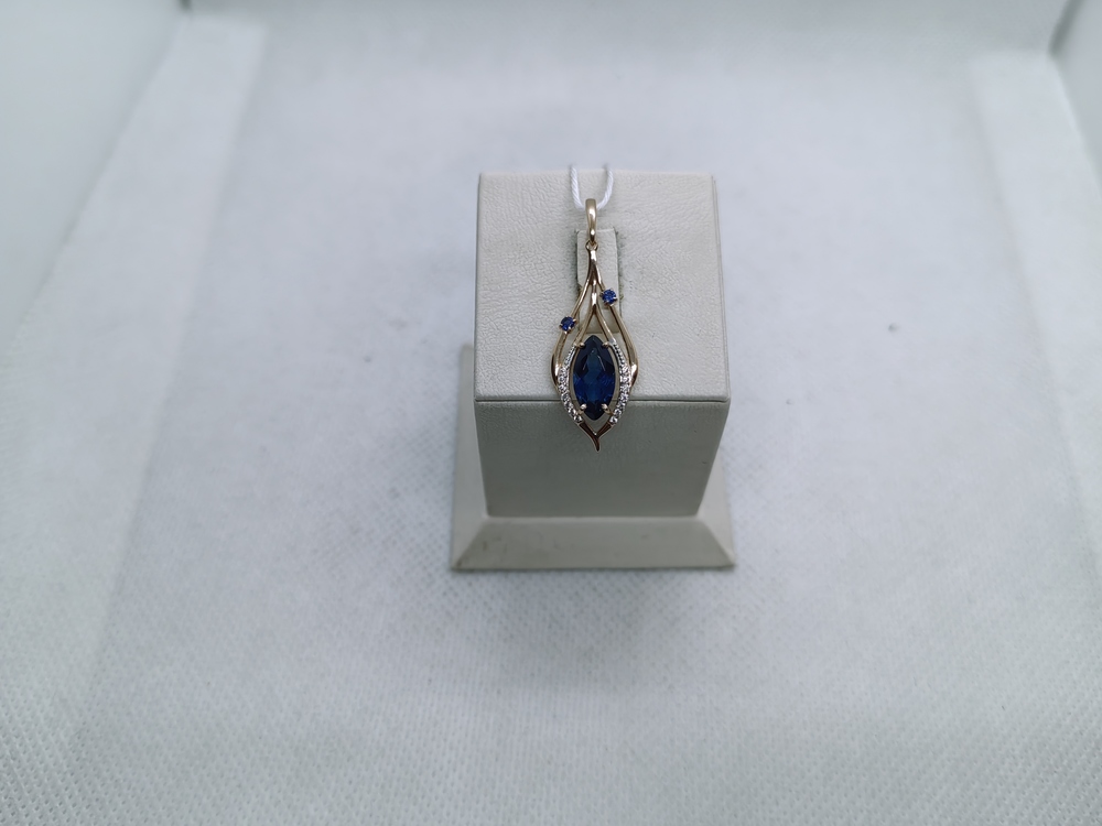 ПОДВЕСКА С КАМНЯМИ (Au 585)