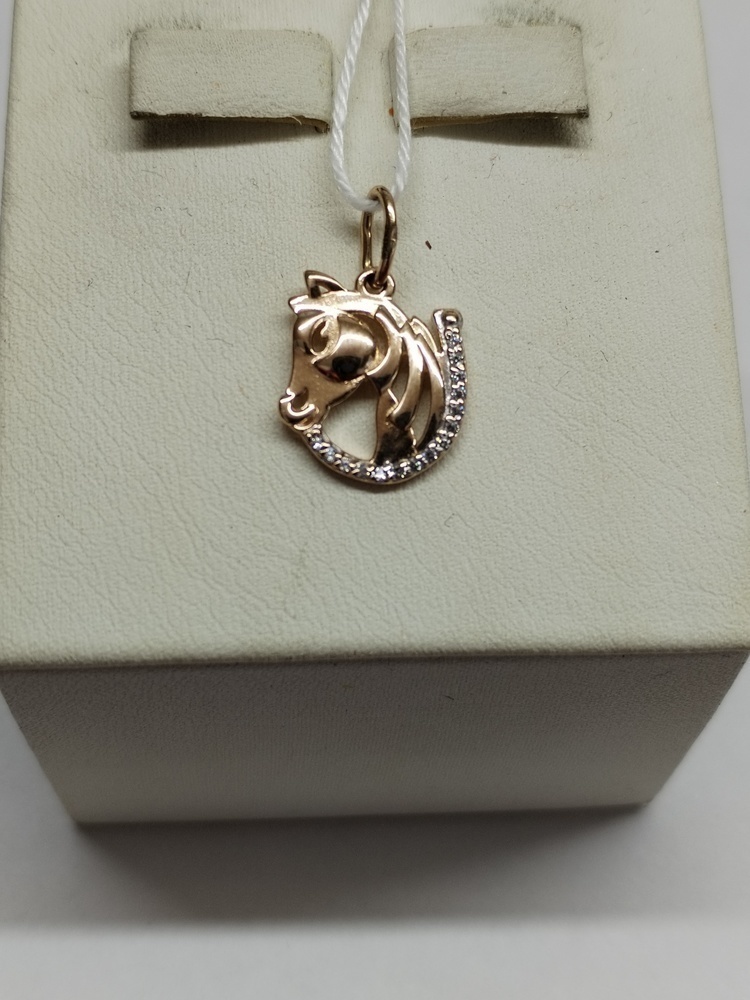 ПОДКМИ585 ПОДВЕСКА С КАМНЯМИ (Au 585)