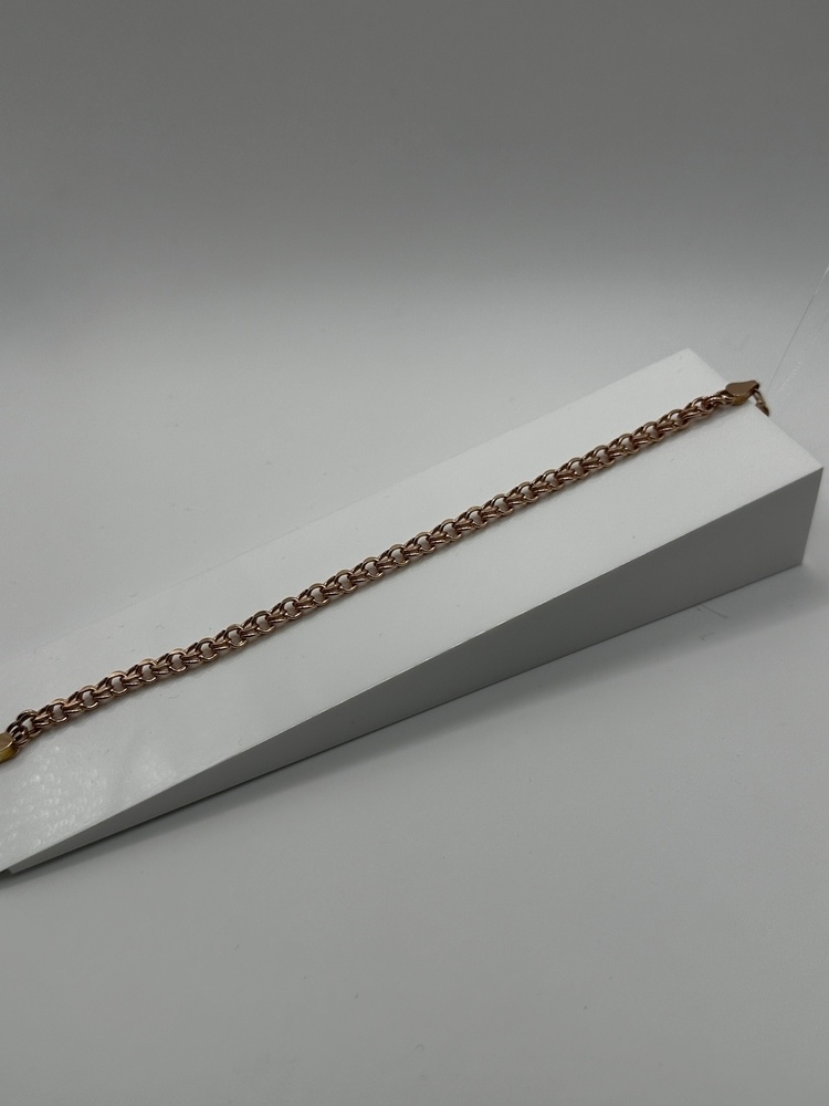 БРАСЛЕТ ПУСТОТЕЛЫЙ Бисмарк (Au 585)