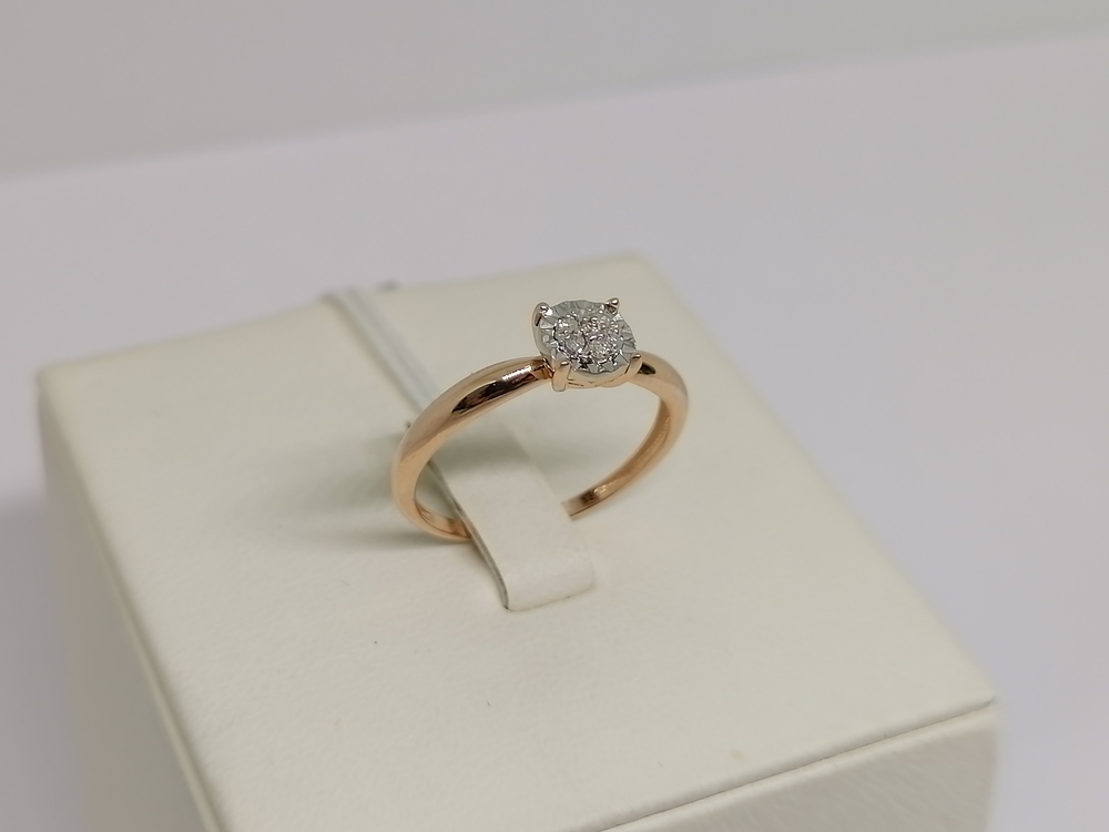 КОЛЬЦО БРИЛЛИАНТ Au 585