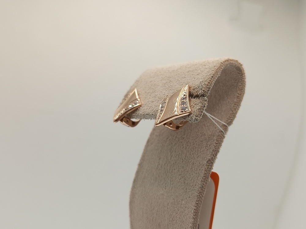 СЕРЬГИ С КАМНЯМИ (Au 585)