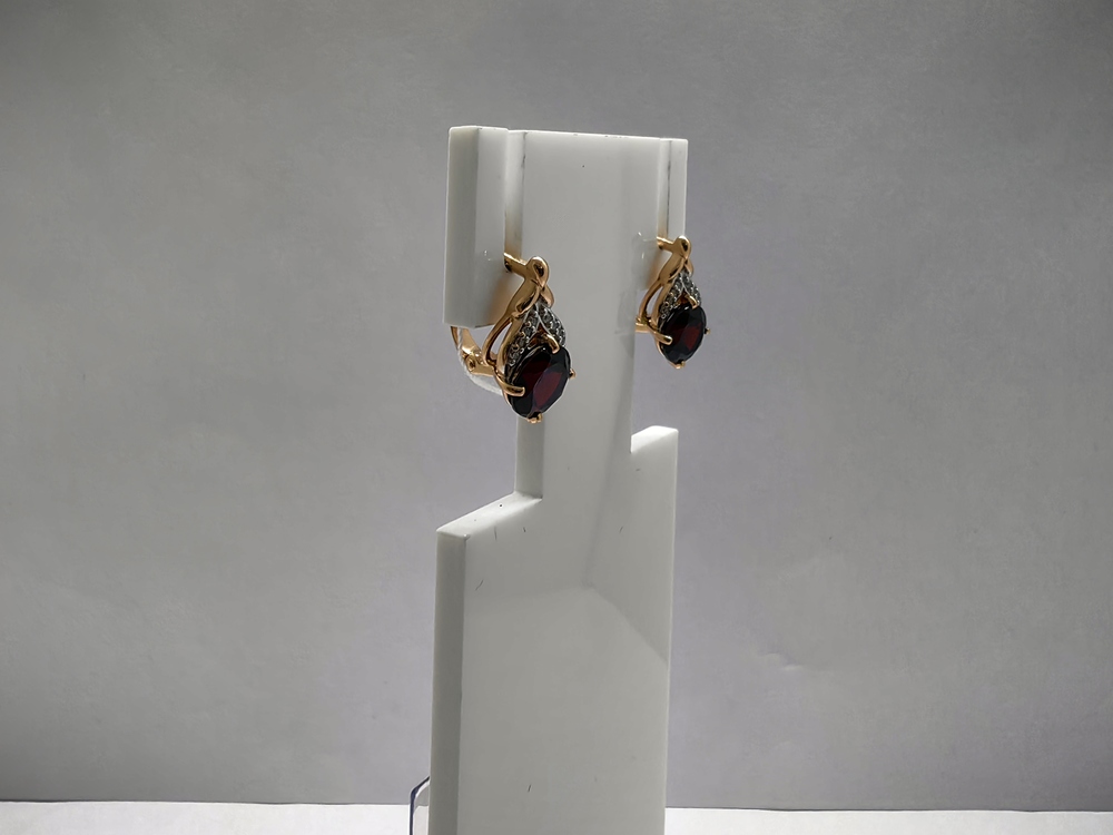 СЕРЬГИ С КАМНЯМИ (Au 585)