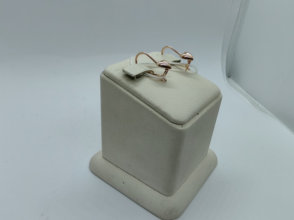 СЕРЬГИ БЕЗ КАМНЯ (Au 585)