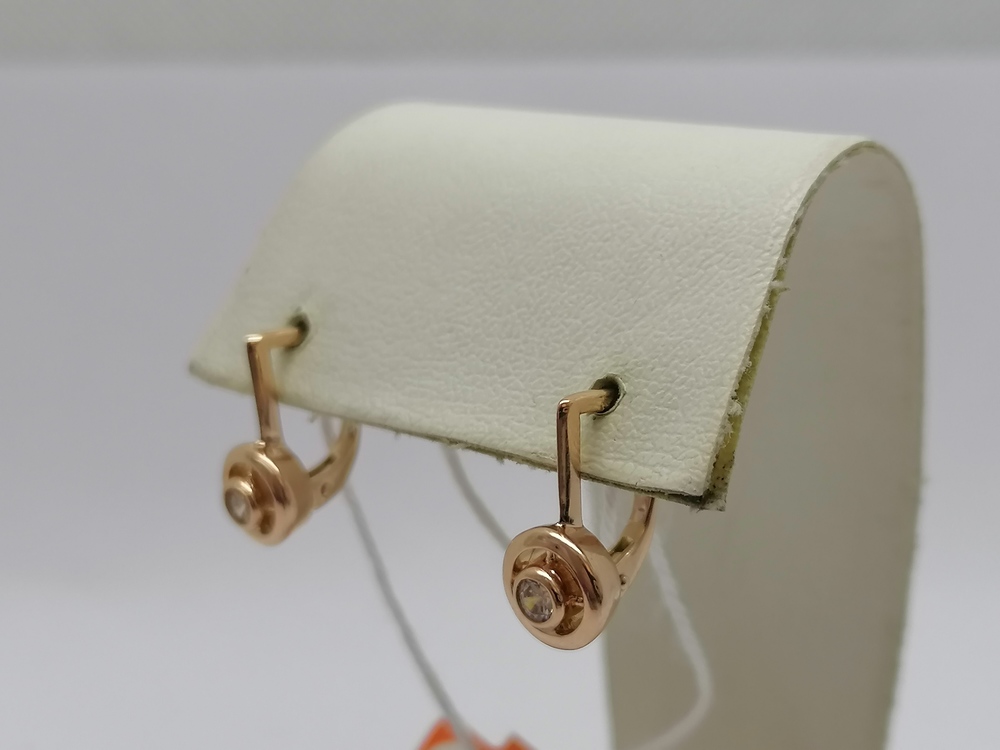 СКМ585 СЕРЬГИ С КАМНЕМ (Au 585) СКМ585 СЕРЬГИ С КАМНЕМ (Au 585)