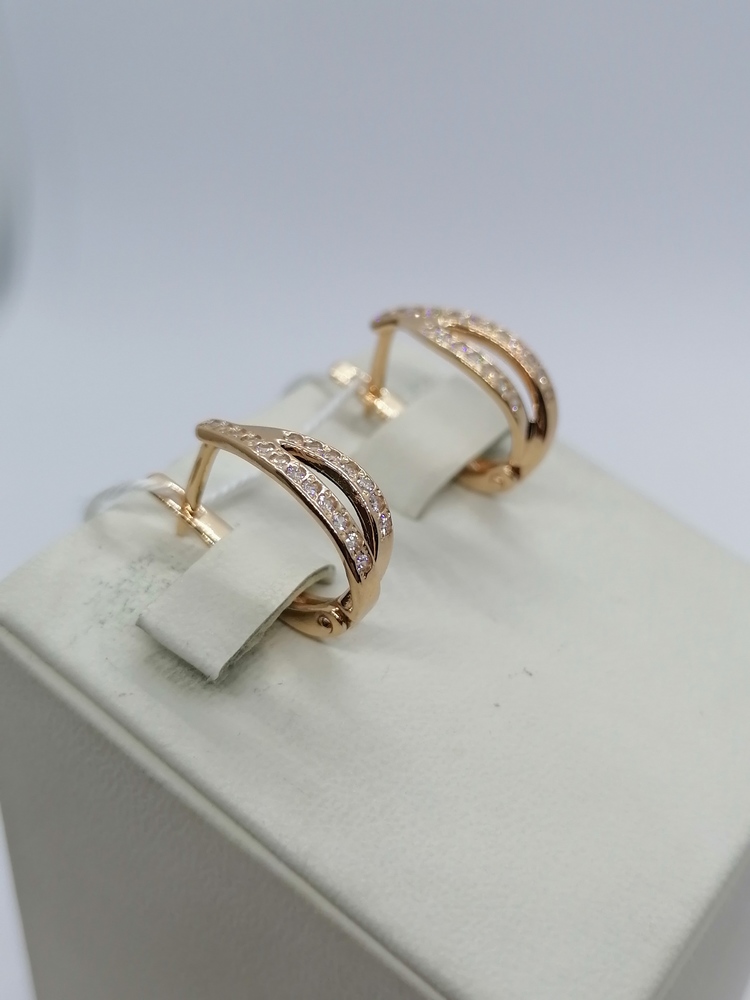 СЕРЬГИ С КАМНЯМИ (Au 585)