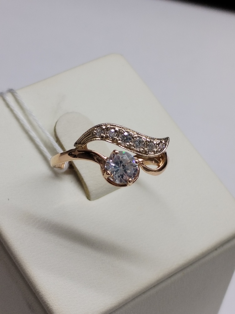 КОЛКМИ585 КОЛЬЦО С КАМНЯМИ (Au 585)