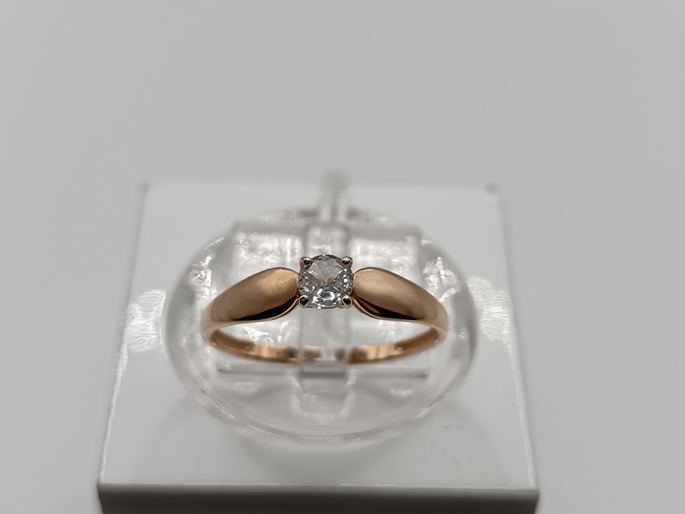 КОЛКМ585 КОЛЬЦО С КАМНЕМ (Au 585)