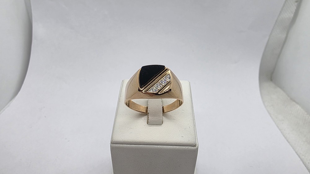 ПЕЧАТКА С КАМНЯМИ (Au 585)