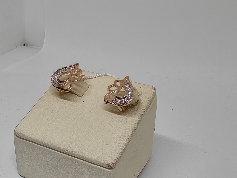 СЕРЬГИ С КАМНЯМИ (Au 585)