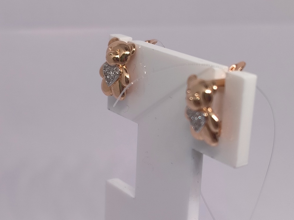 СЕРЬГИ С КАМНЯМИ (Au 585)