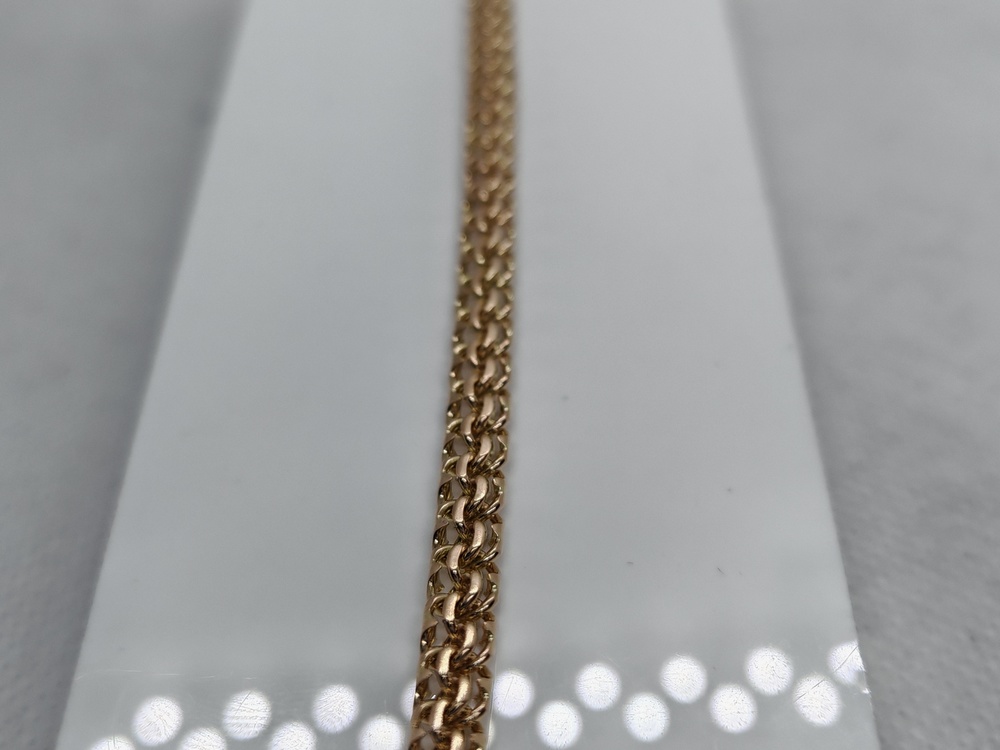 БЛБ585 БРАСЛЕТ ПОЛНОВЕСНЫЙ Бисмарк (Au 585)