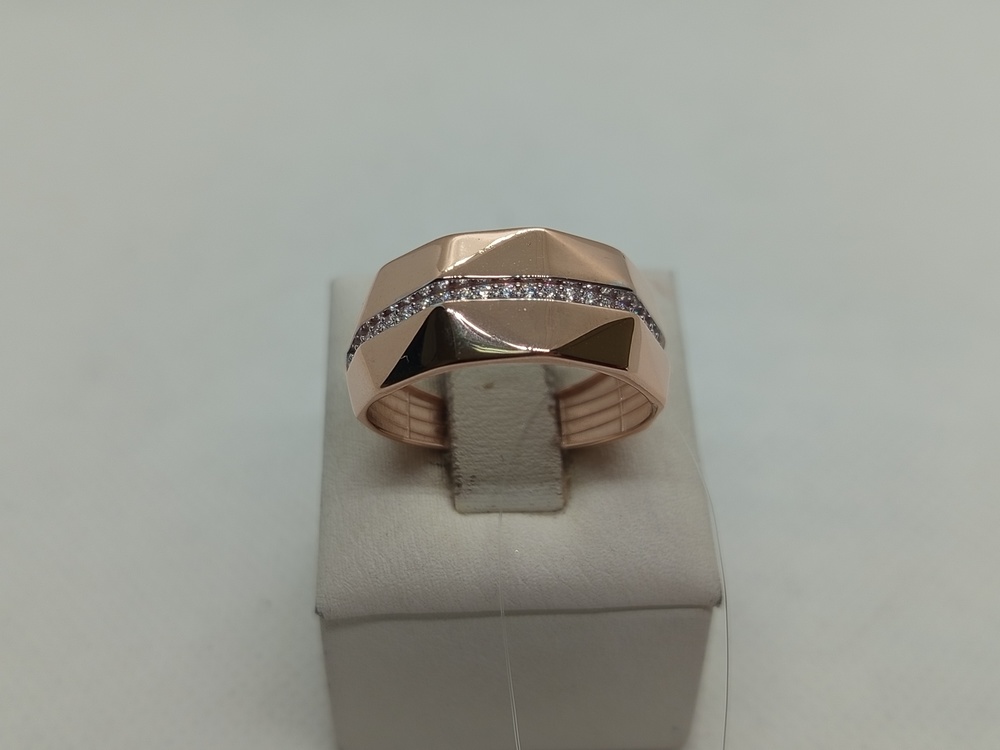 КОЛЬЦО С КАМНЯМИ (Au 585)