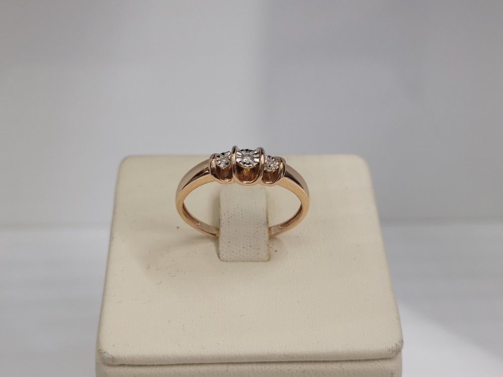 КОЛЬЦО БРИЛЛИАНТ Au 585