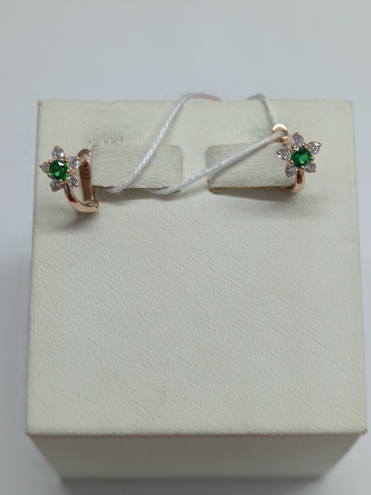 СЕРЬГИ С КАМНЯМИ (Au 585)