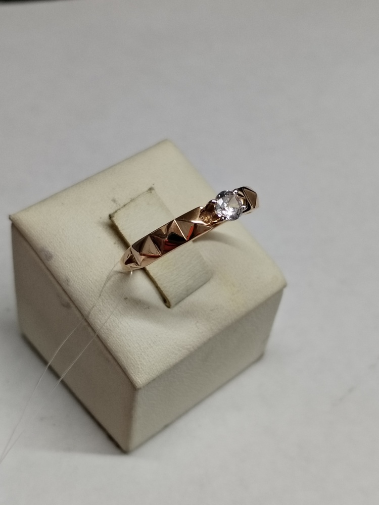 КОЛЬЦО С КАМНЕМ (Au 585)