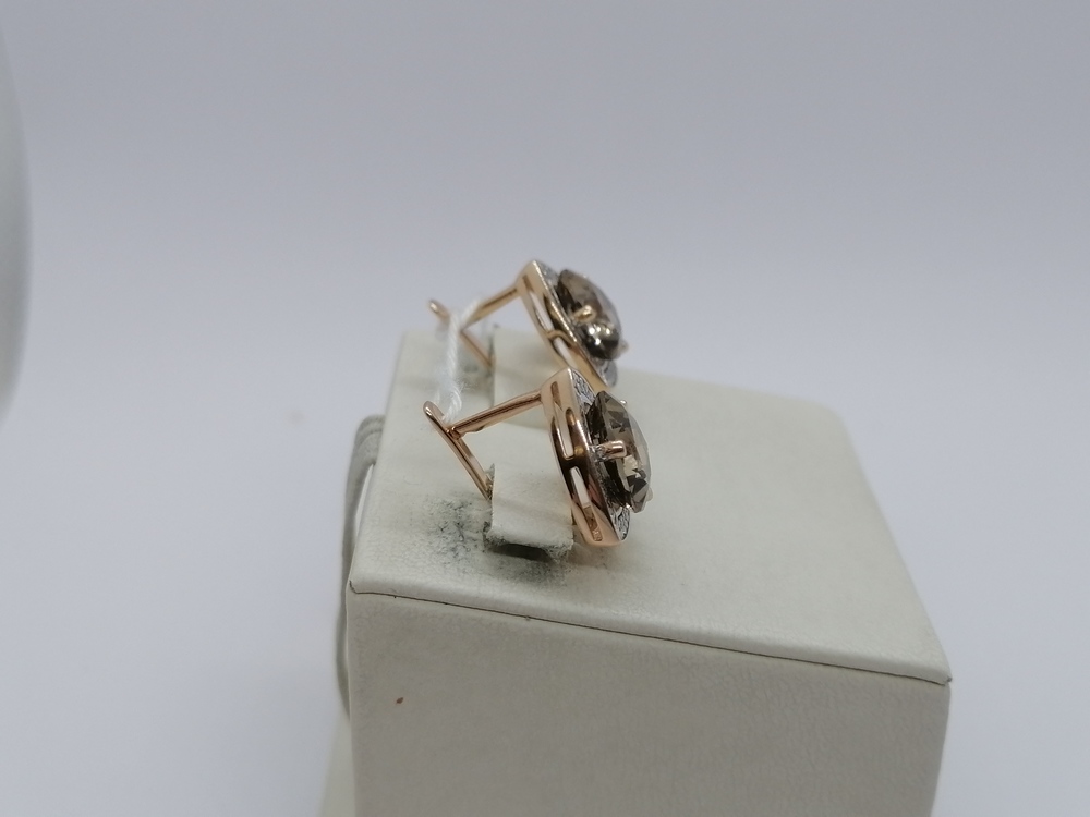 СКМИ585 СЕРЬГИ С КАМНЯМИ (Au 585)