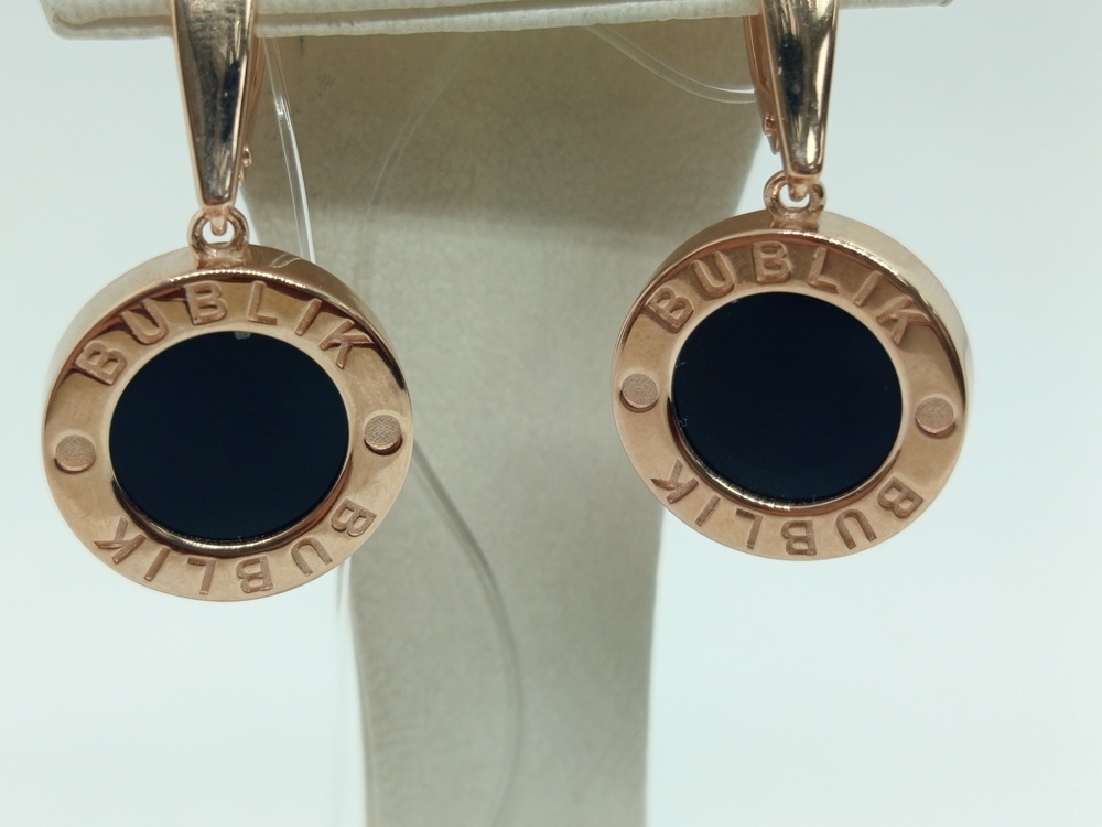 СЕРЬГИ С КАМНЕМ (Au 585)