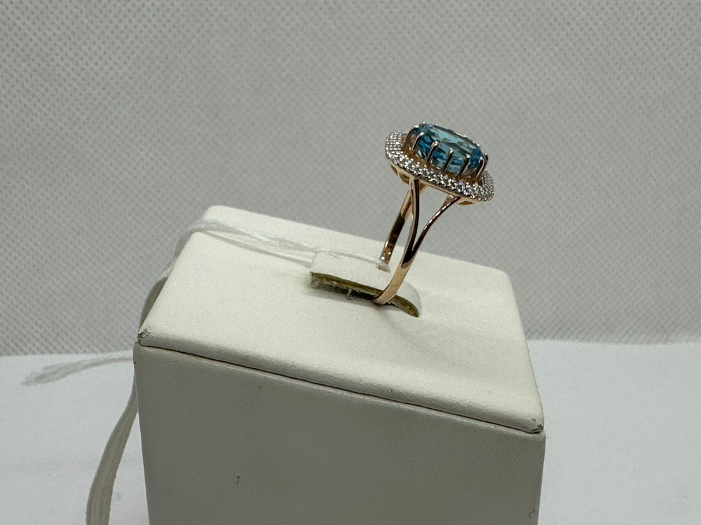 КОЛКМИ585 КОЛЬЦО С КАМНЯМИ (Au 585)