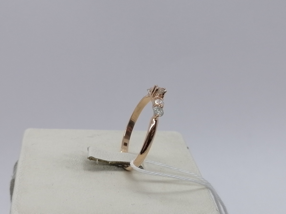 КОЛЬЦО БРИЛЛИАНТ Au 585