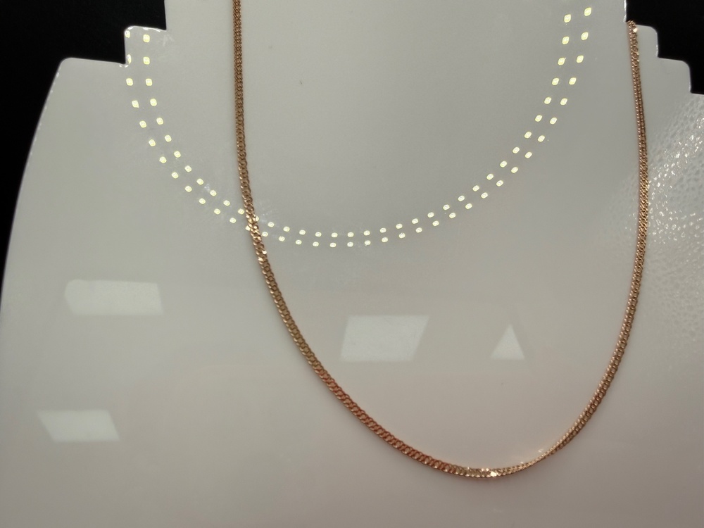 ЦЕПЬ ПОЛНОВЕСНАЯ Ромб двойной (Au 585)