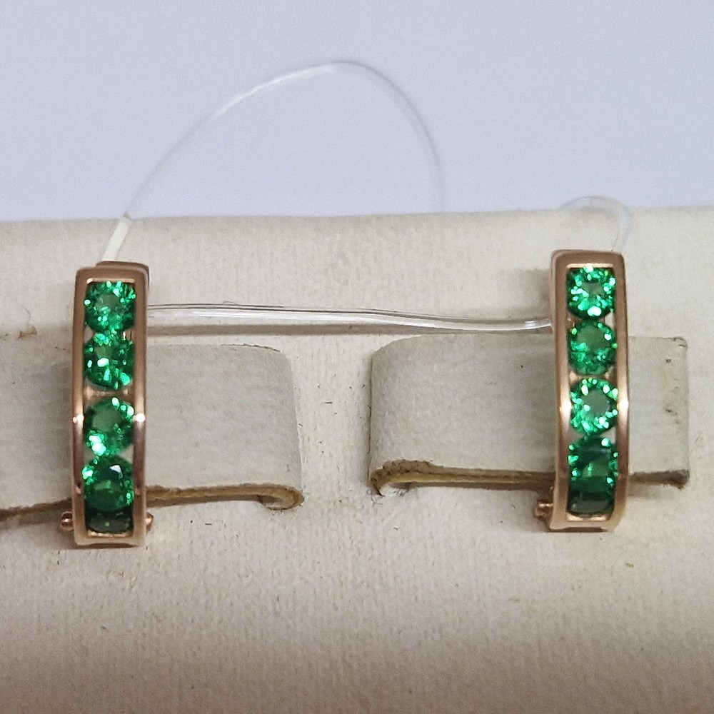 СЕРЬГИ С КАМНЯМИ (Au 585)