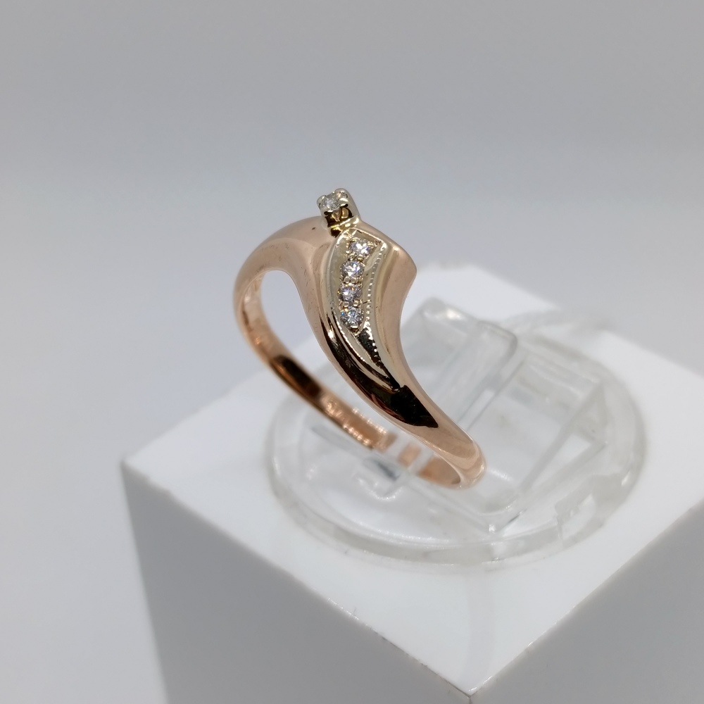 КОЛЬЦО БРИЛЛИАНТ Au 585