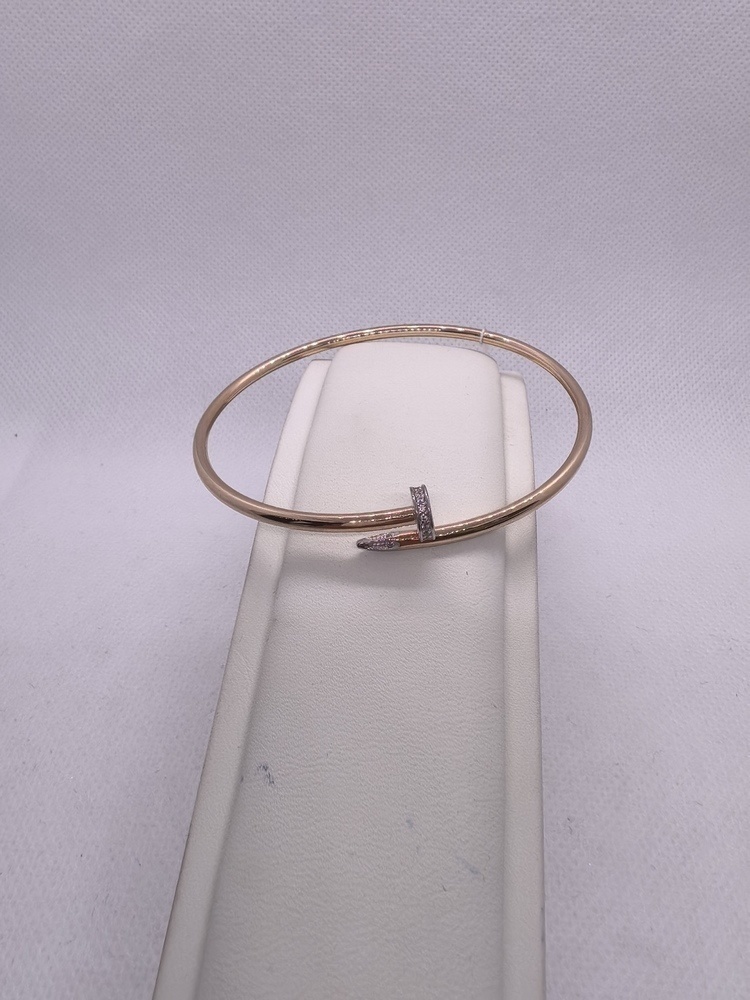 БРАСЛЕТ ЖЕСТКИЙ с камнями (Au 585)