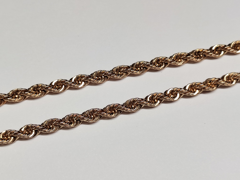 ЦЕПЬ ПОЛНОВЕСНАЯ Веревка (Au 585)