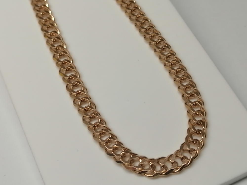 ЦЕПЬ ПОЛНОВЕСНАЯ Ромб двойной (Au 585)