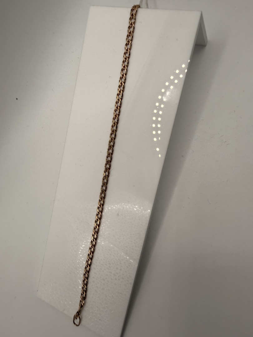 БРАСЛЕТ ПОЛНОВЕСНЫЙ Ромб двойной Au 585