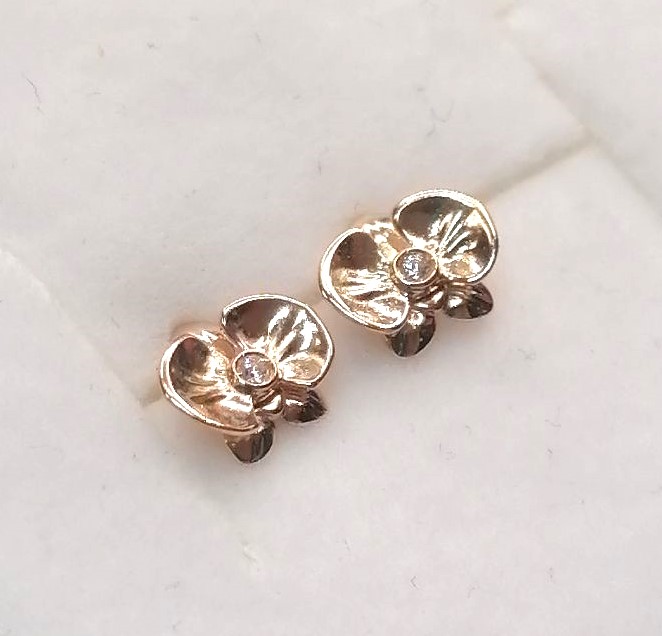 СПУС585 СЕРЬГИ ПУСЕТЫ (Au 585)