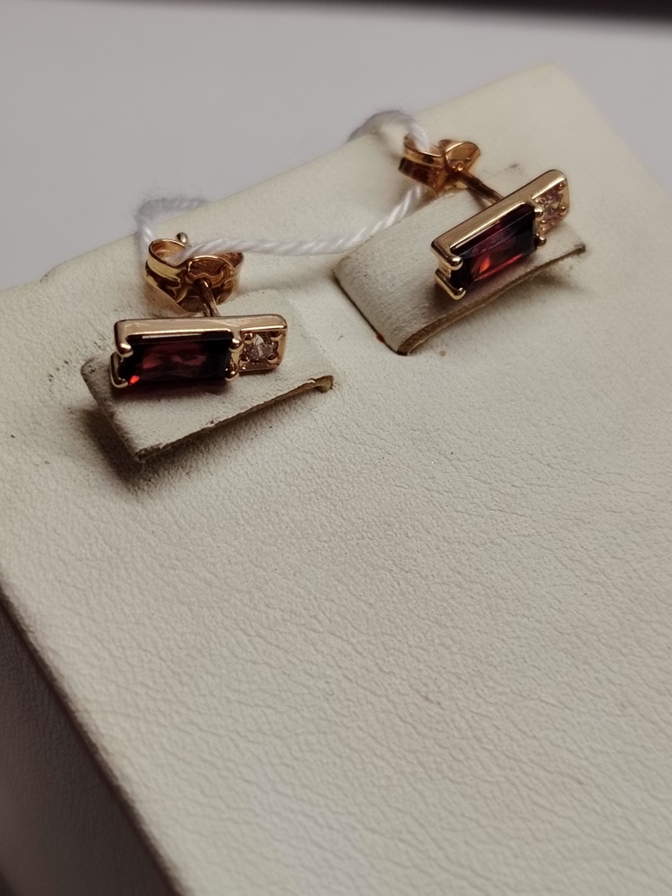 СПУС585 СЕРЬГИ ПУСЕТЫ (Au 585)