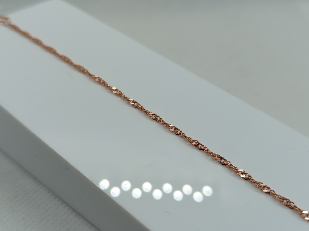 БРАСЛЕТ ПОЛНОВЕСНЫЙ Сингапур Au 585