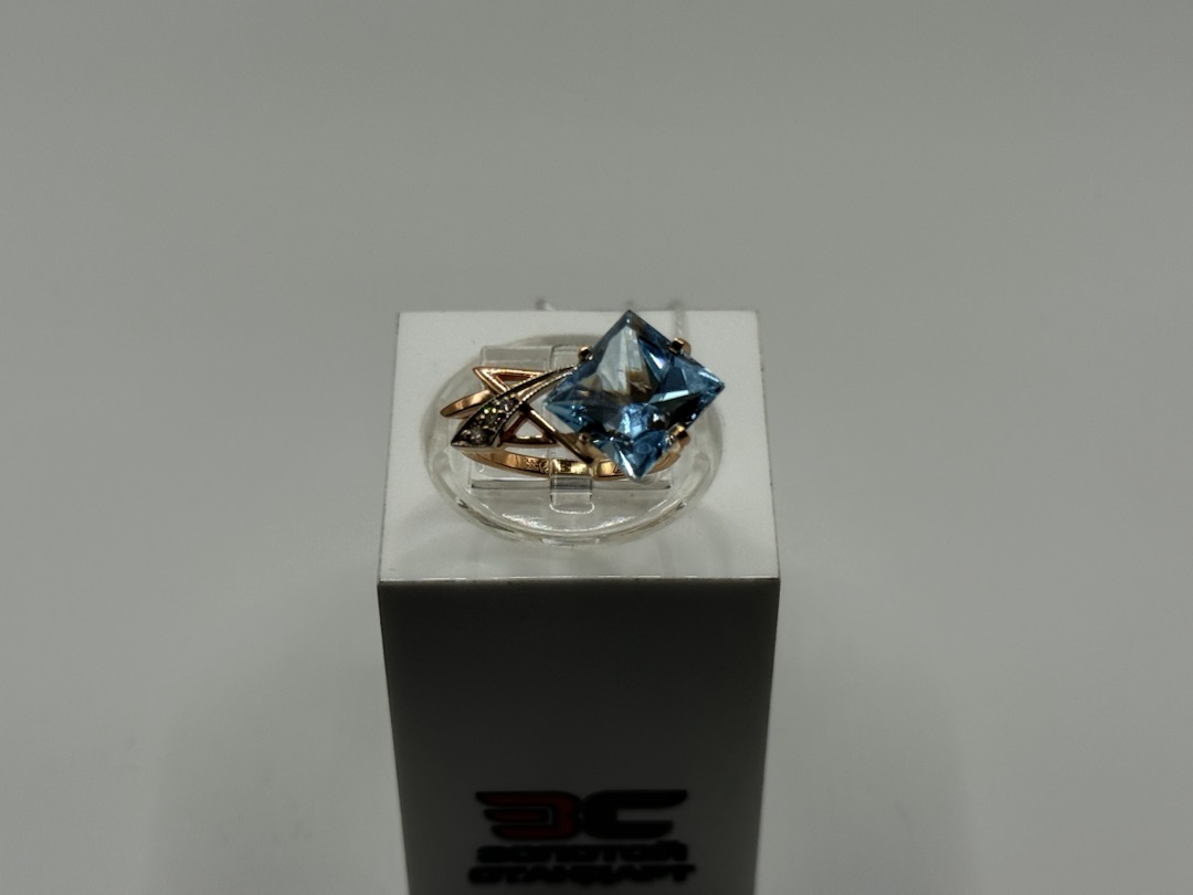 КОЛКМИ585 КОЛЬЦО С КАМНЯМИ (Au 585)