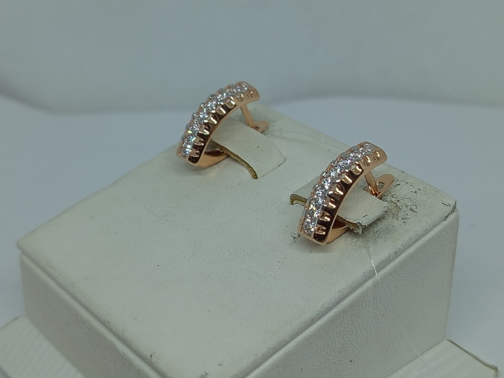 СЕРЬГИ С КАМНЯМИ (Au 585)