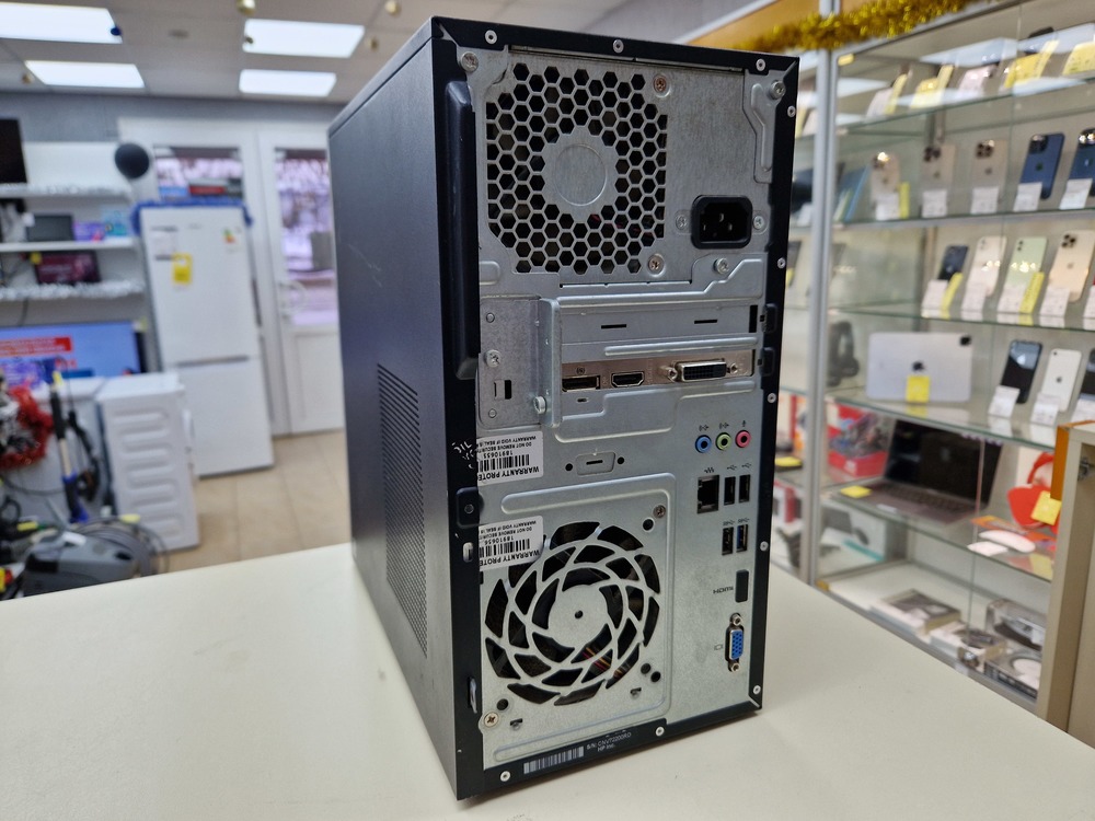 Системный блок HP; Core i5-7400, GeForce GTX 1050, 8 Гб, 128 Гб, 1 Tb