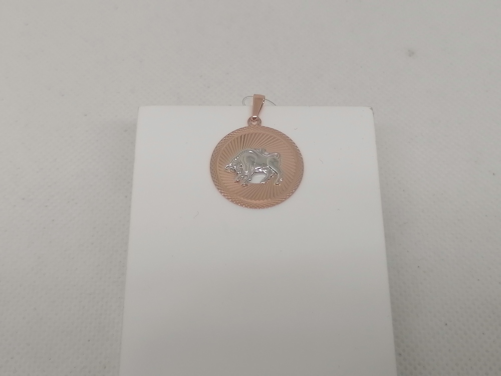 ПОДВЕСКА ЗНАК ЗОДИАКА ТЕЛЕЦ (Au 585)