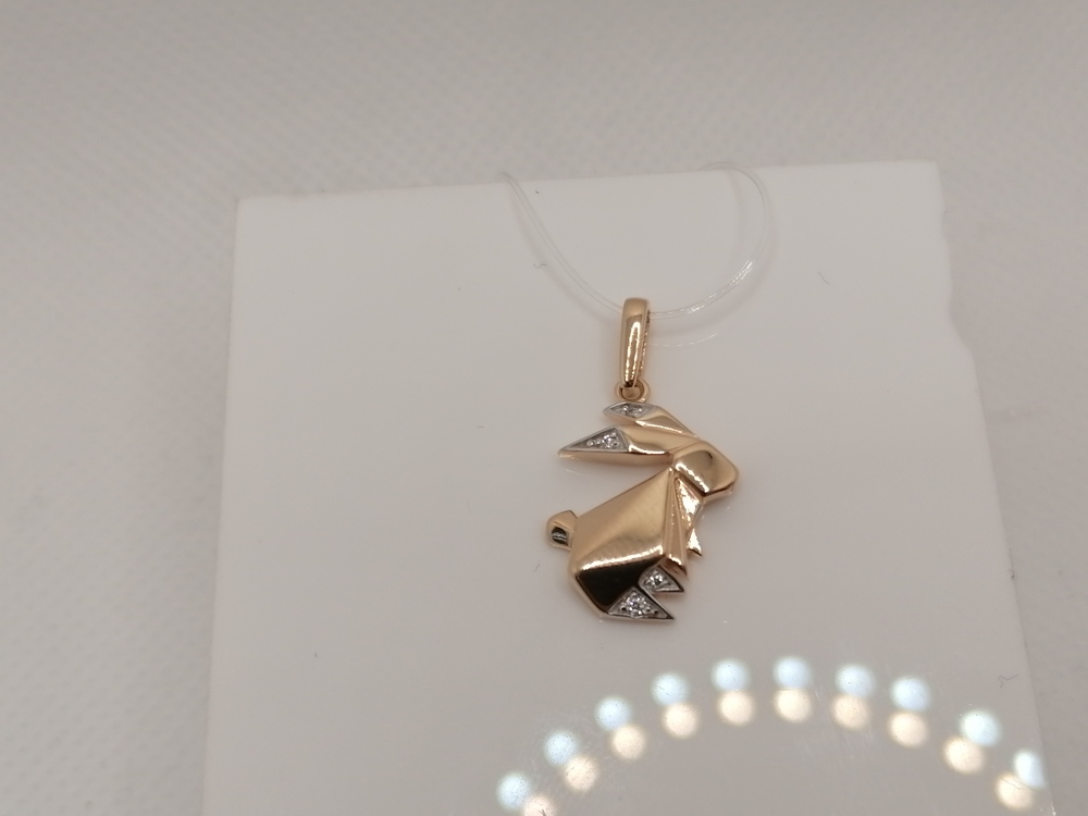 ПОДВЕСКА С КАМНЯМИ (Au 585)